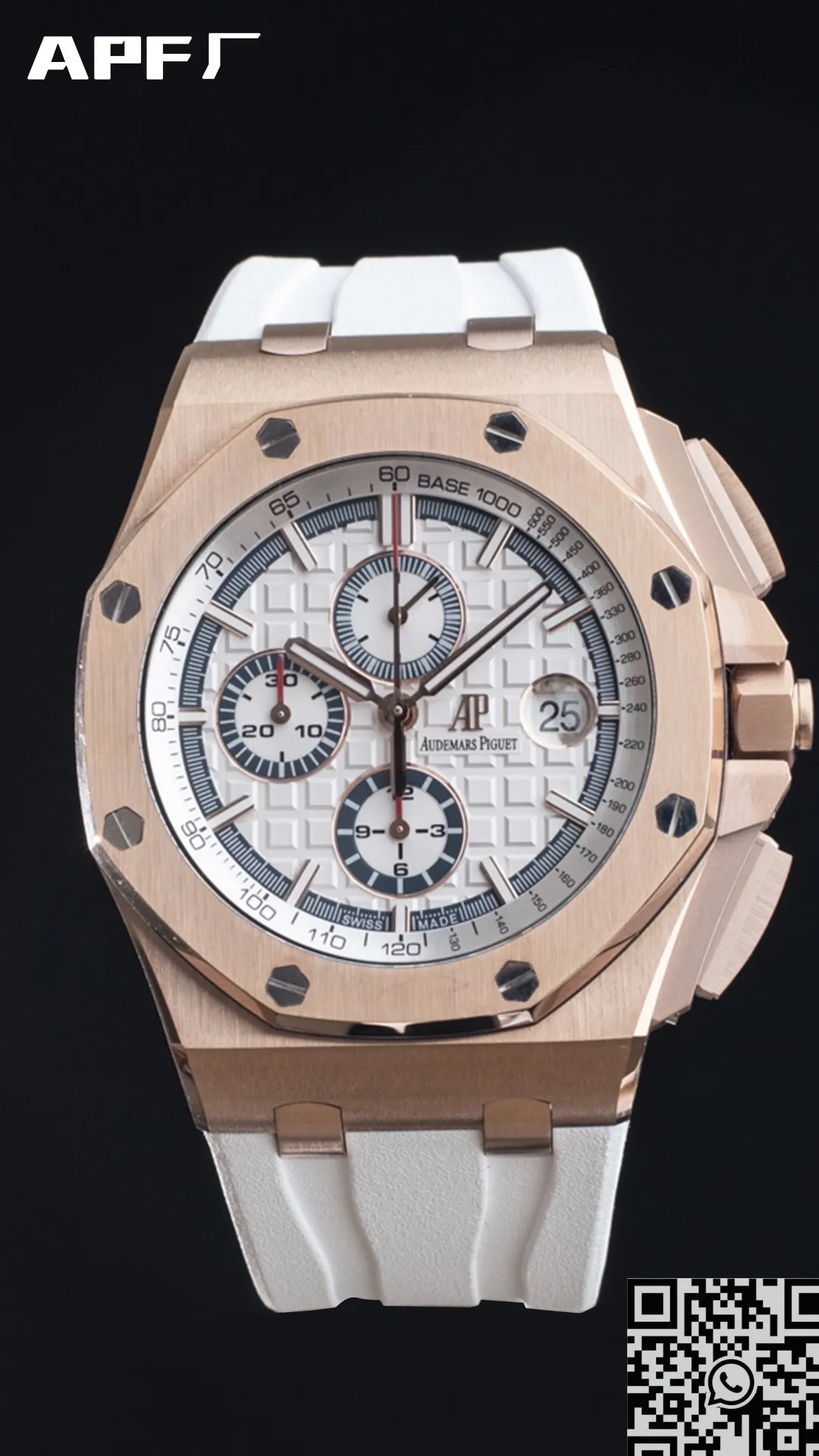 Affordable Audemars Piguet Royal Oak Offshore 26400OR.OO.A010CA.01 White Panda Plate APF Factory 2068
