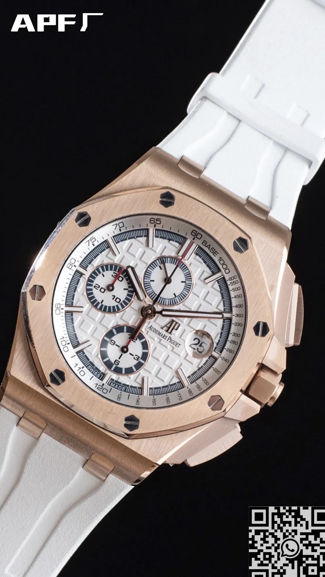 Affordable Audemars Piguet Royal Oak Offshore 26400OR.OO.A010CA.01 White Panda Plate APF Factory 2068
