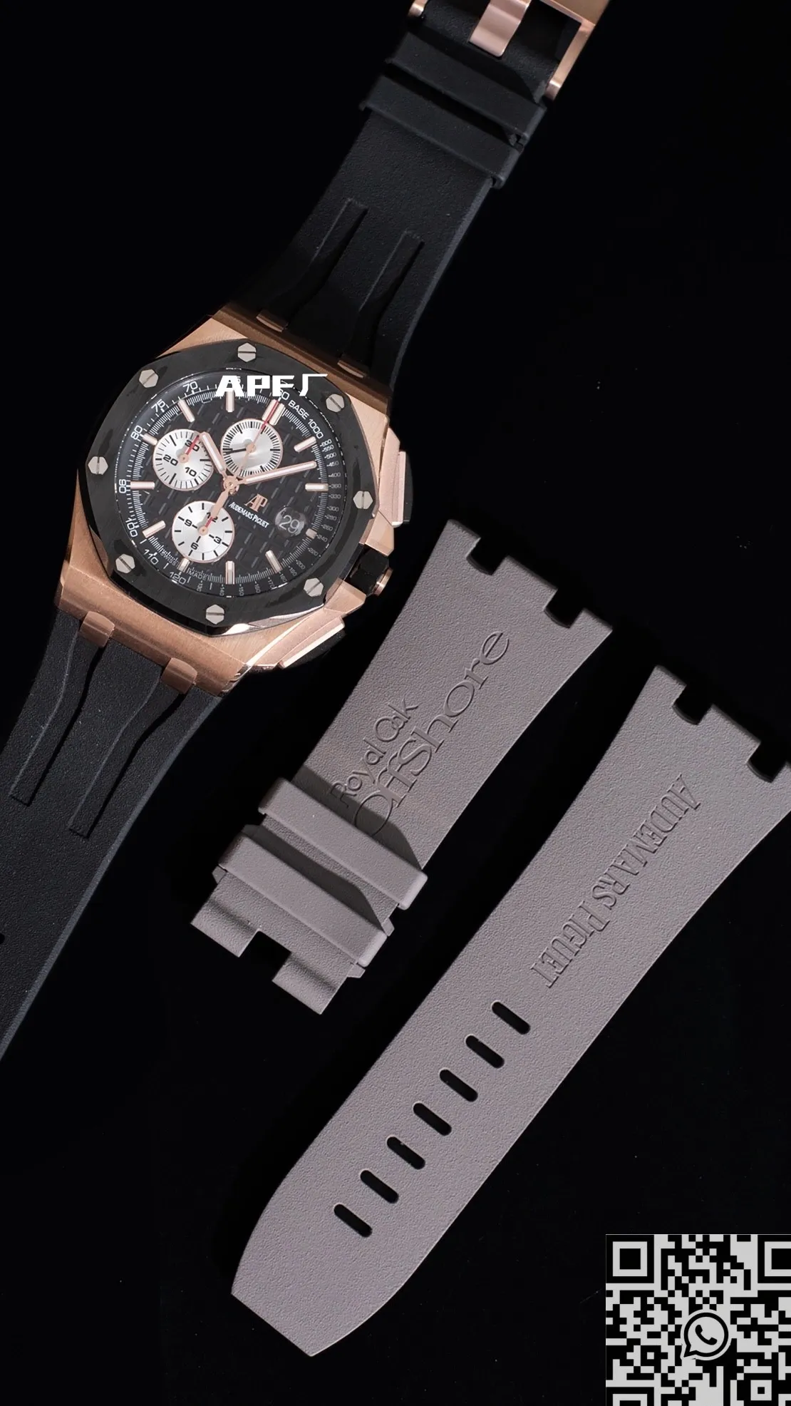 Sporty Audemars Piguet Royal Oak Offshore 26400RO.OO.A002CA.01 Rose Gold Watch APF Factory 2070