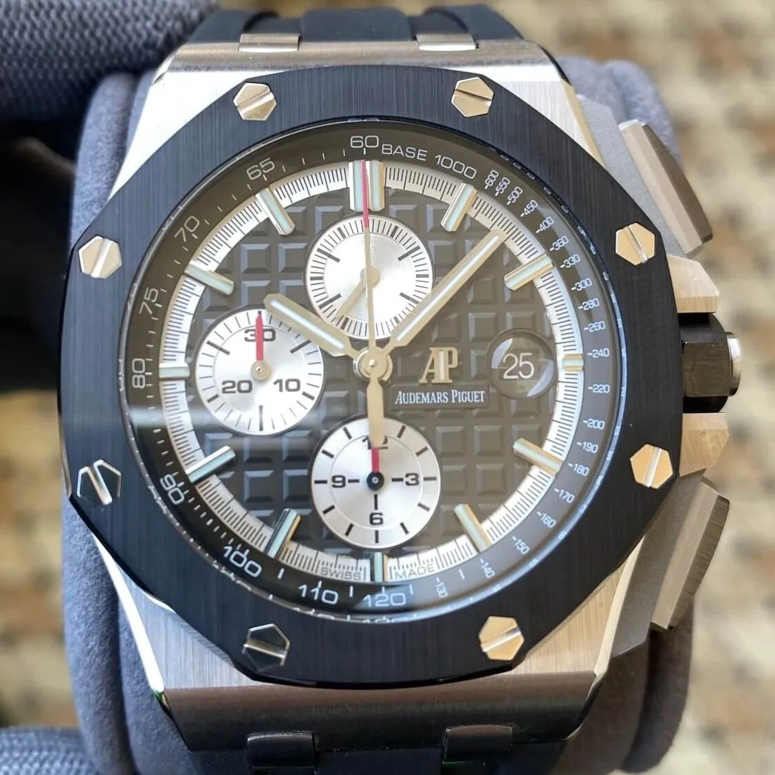Reliable Audemars Piguet Royal Oak Offshore 26400SO.OO.A002CA.01 Black Bial APS Factory 2016