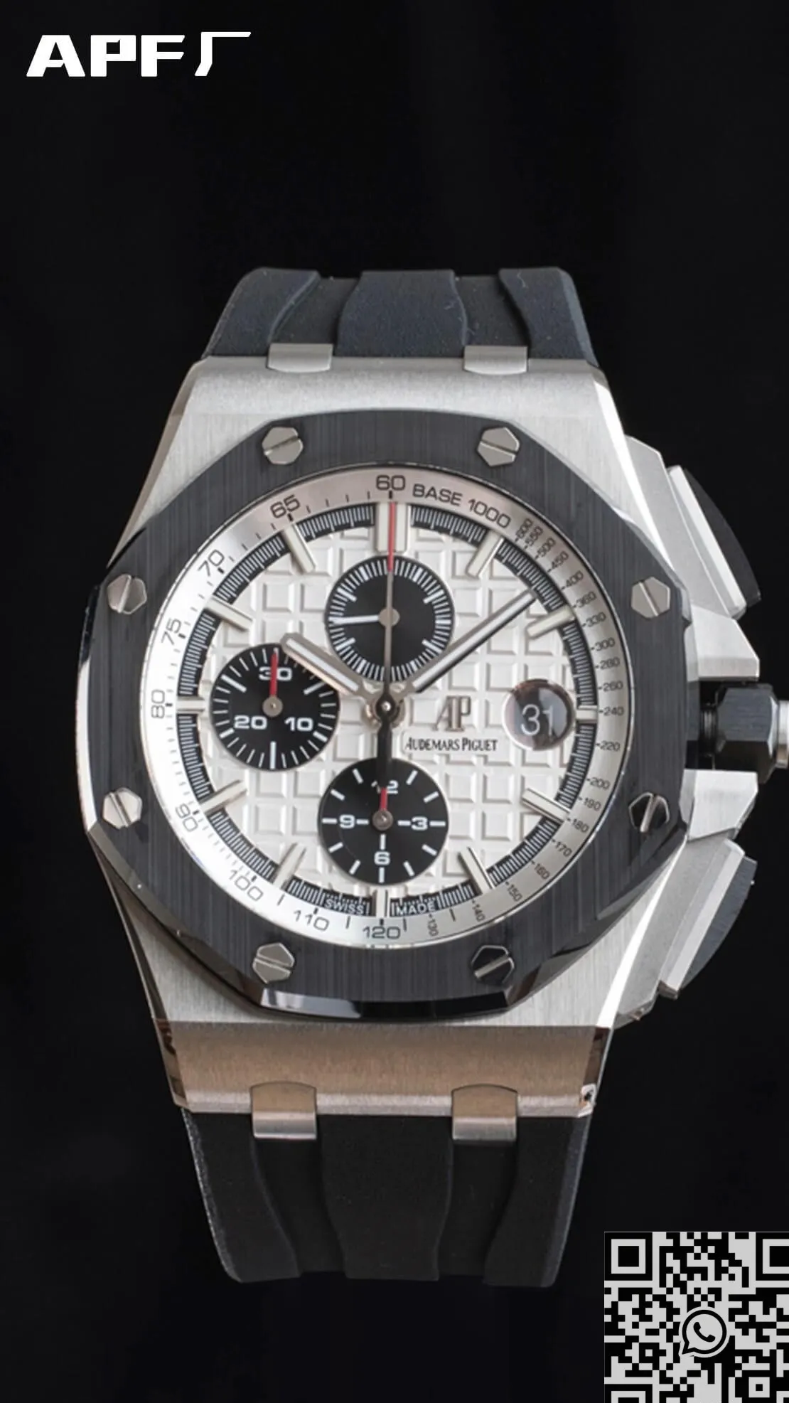 Audemars Piguet Royal Oak Offshore 26400SO.OO.A002CA.01 Silver Panda Plate APF Factory AllSeason 2075