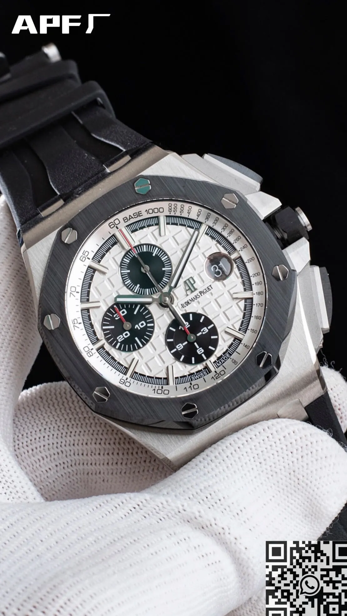Audemars Piguet Royal Oak Offshore 26400SO.OO.A002CA.01 Silver Panda Plate APF Factory AllSeason 2075
