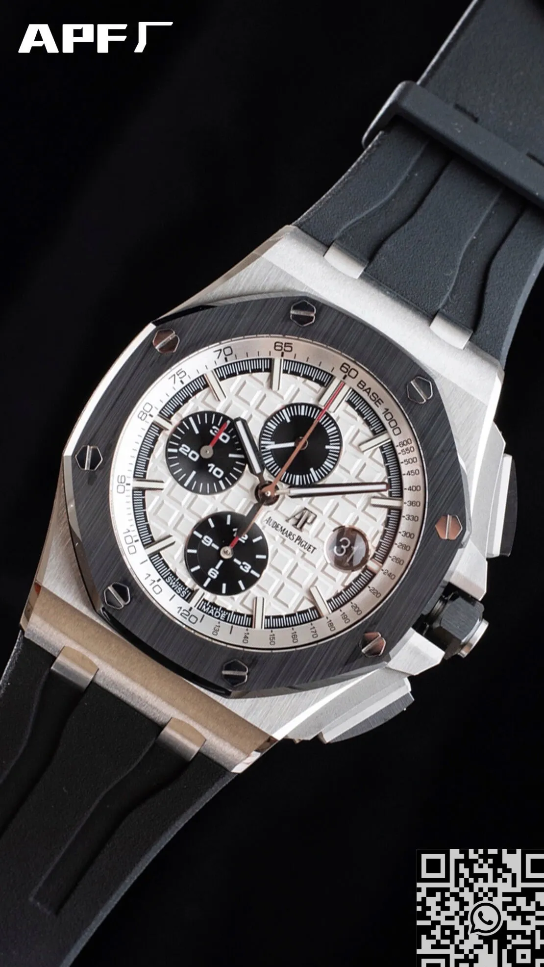Audemars Piguet Royal Oak Offshore 26400SO.OO.A002CA.01 Silver Panda Plate APF Factory AllSeason 2075