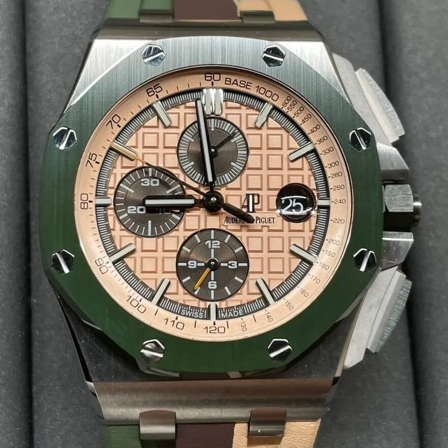 Audemars Piguet Royal Oak Offshore 26400SO.OO.A054CA.01 Beige Panda Plate APF Factory Classic 2072