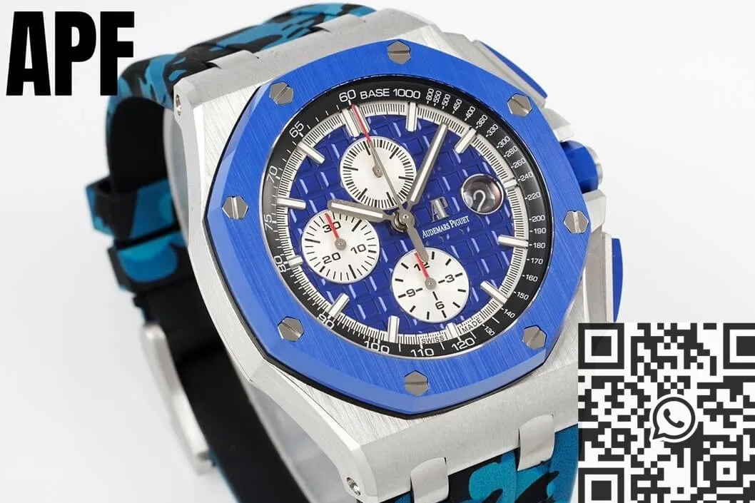 Audemars Piguet Royal Oak Offshore 26400SO.OO.A335CA.01 Blue Panda Plate APF Factory SmartChoice 2078
