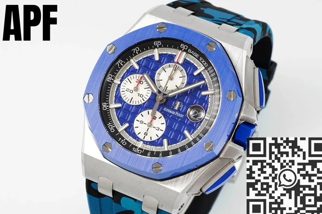 Audemars Piguet Royal Oak Offshore 26400SO.OO.A335CA.01 Blue Panda Plate APF Factory SmartChoice 2078