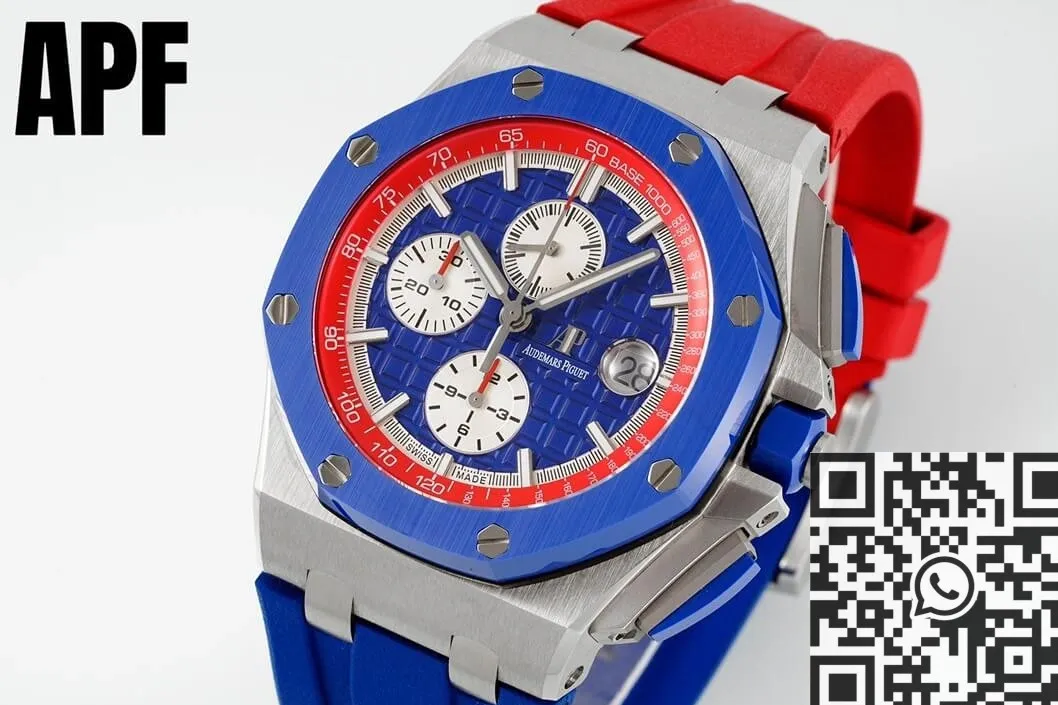 Packable Audemars Piguet Royal Oak Offshore 26400SO.OO.A502CA.01 Blue Dial Watch APF Factory 2079