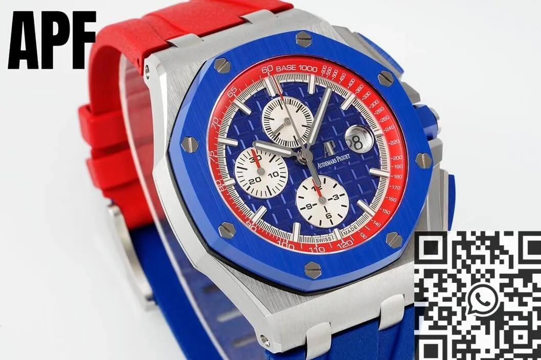 Packable Audemars Piguet Royal Oak Offshore 26400SO.OO.A502CA.01 Blue Dial Watch APF Factory 2079