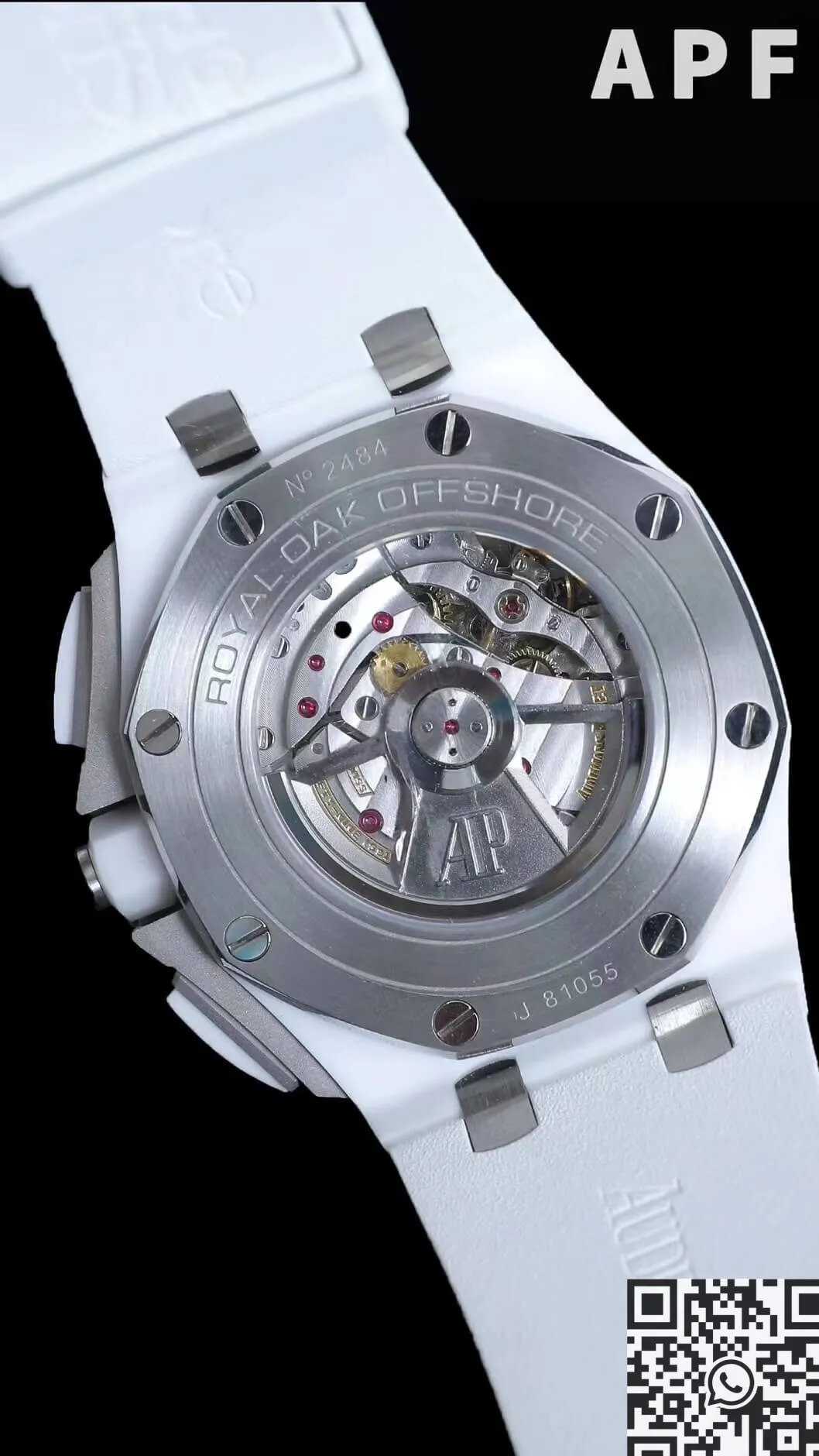 Audemars Piguet Royal Oak Offshore 26402CB.OO.A010CA.01 White Panda Plate APF Factory Stretchable 2074