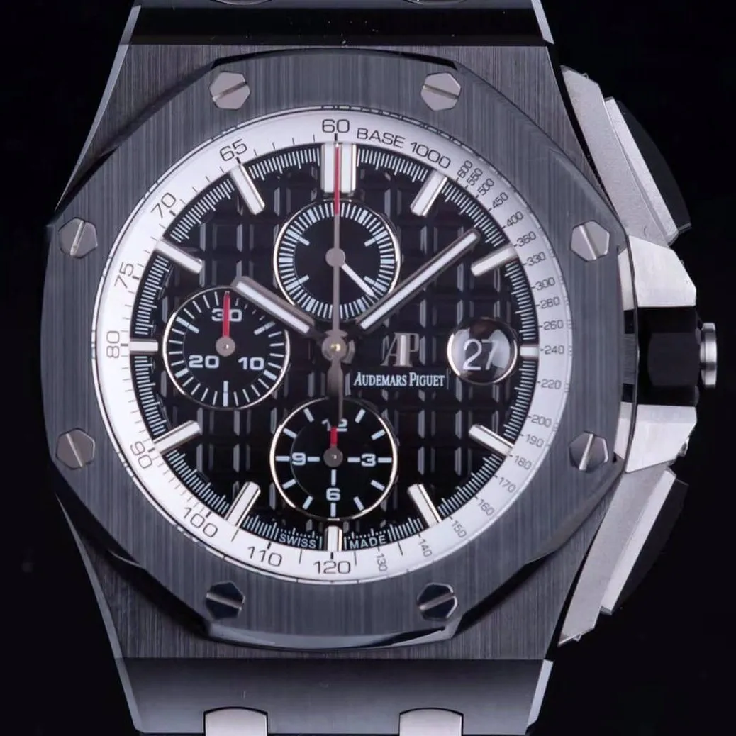 Breathable Audemars Piguet Royal Oak Offshore 26405CE.OO.A002CA.01 Dark Gray Panda Plate APF Factory 2081