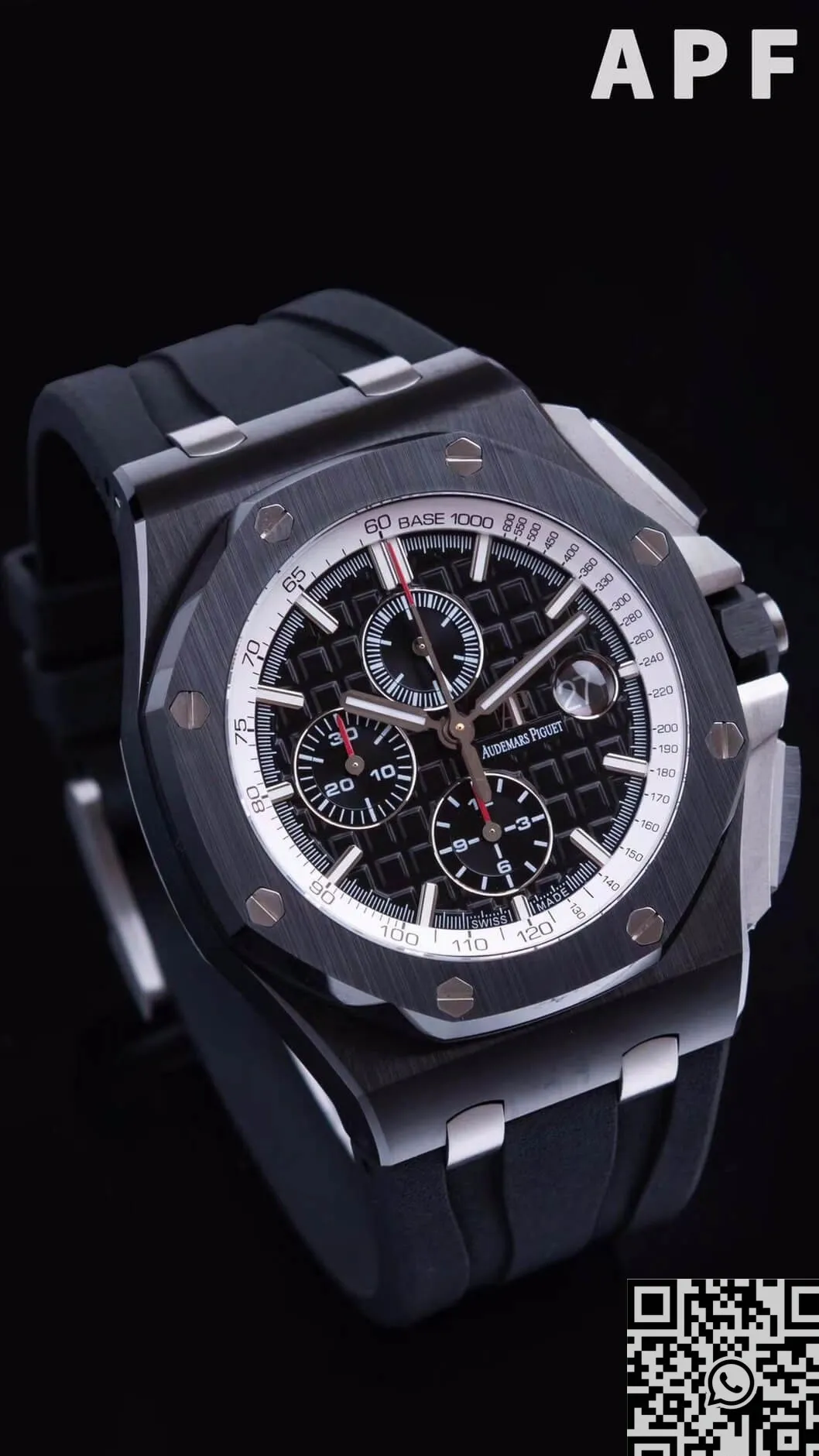Breathable Audemars Piguet Royal Oak Offshore 26405CE.OO.A002CA.01 Dark Gray Panda Plate APF Factory 2081