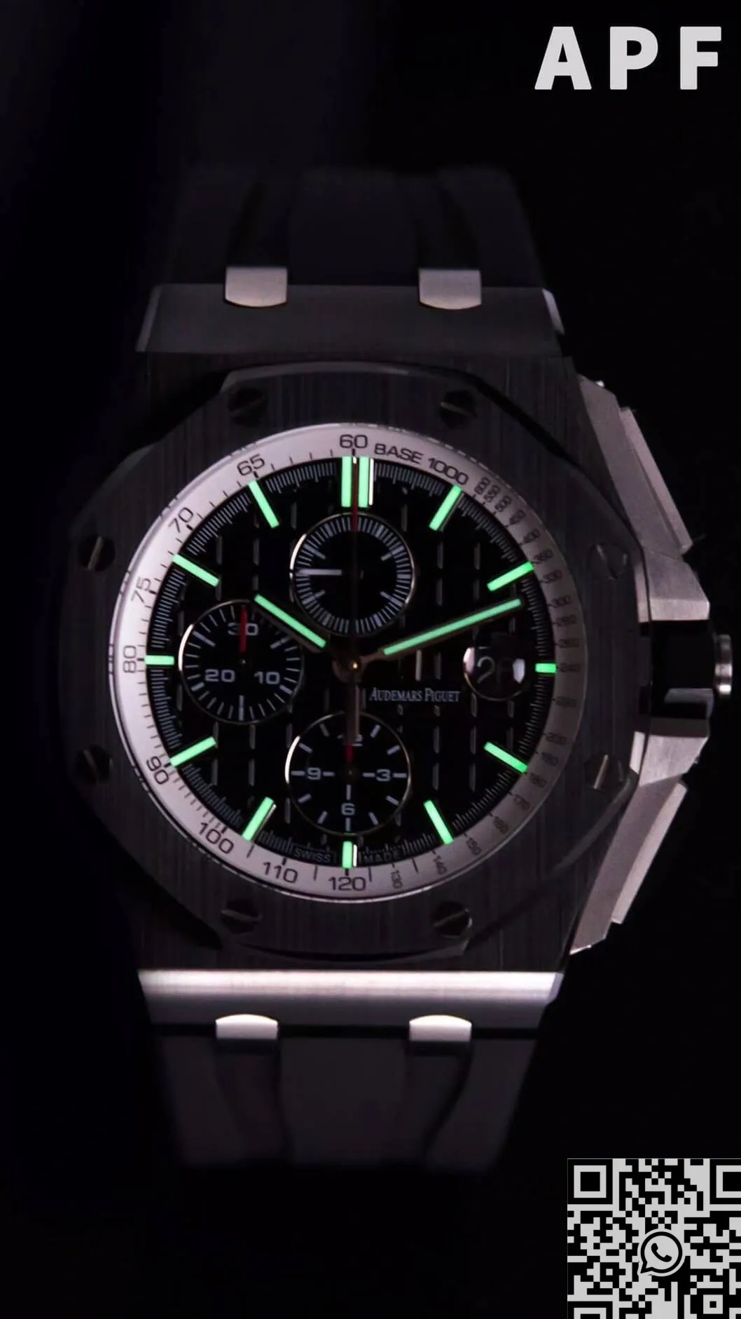 Breathable Audemars Piguet Royal Oak Offshore 26405CE.OO.A002CA.01 Dark Gray Panda Plate APF Factory 2081