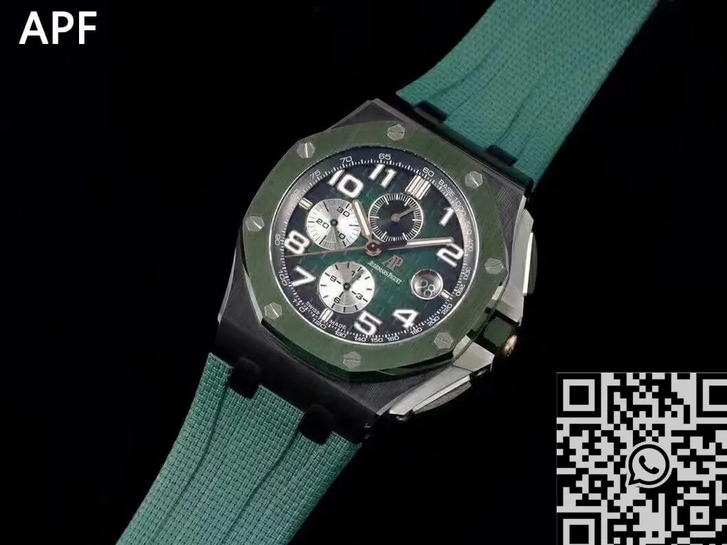 Audemars Piguet Royal Oak Offshore 26405CE.OO.A056CA.01 Smoked Green Panda Plate APF Factory ZeroBulk 2086