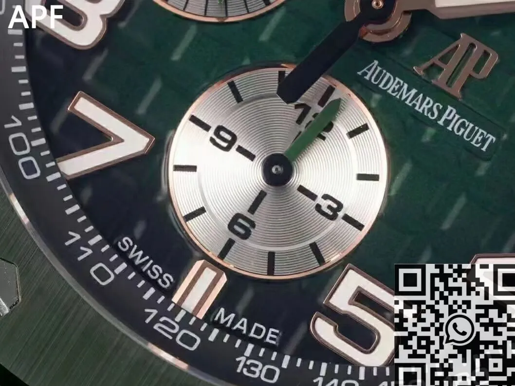Audemars Piguet Royal Oak Offshore 26405CE.OO.A056CA.01 Smoked Green Panda Plate APF Factory ZeroBulk 2086