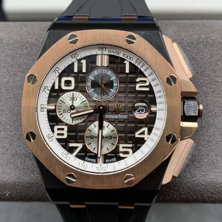 Timeless Audemars Piguet Royal Oak Offshore 26405NR.OO.A002CA.01 Smoked Gray Panda Plate APF Factory 2085
