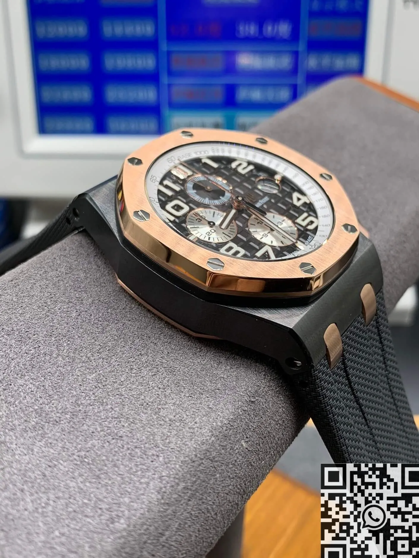 Timeless Audemars Piguet Royal Oak Offshore 26405NR.OO.A002CA.01 Smoked Gray Panda Plate APF Factory 2085