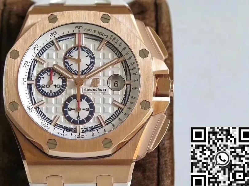 Trendsetting Audemars Piguet Royal Oak Offshore 26408OR.OO.A010CA.01 White Panda Dial Watch JF Factory 2860