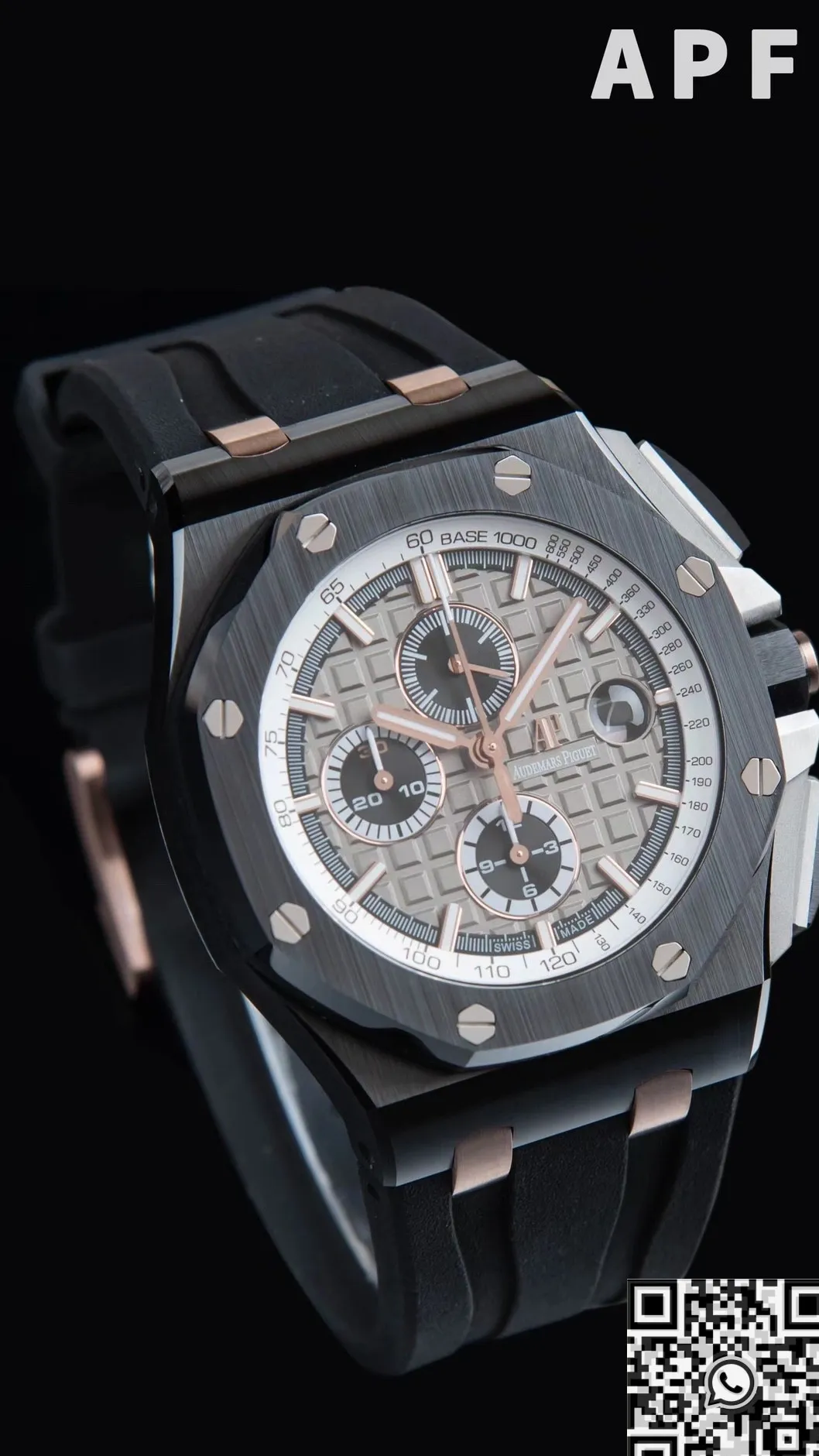 Vibrant Audemars Piguet Royal Oak Offshore 26415CE.OO.A002CA.01 Dark Gray APF Factory 2084
