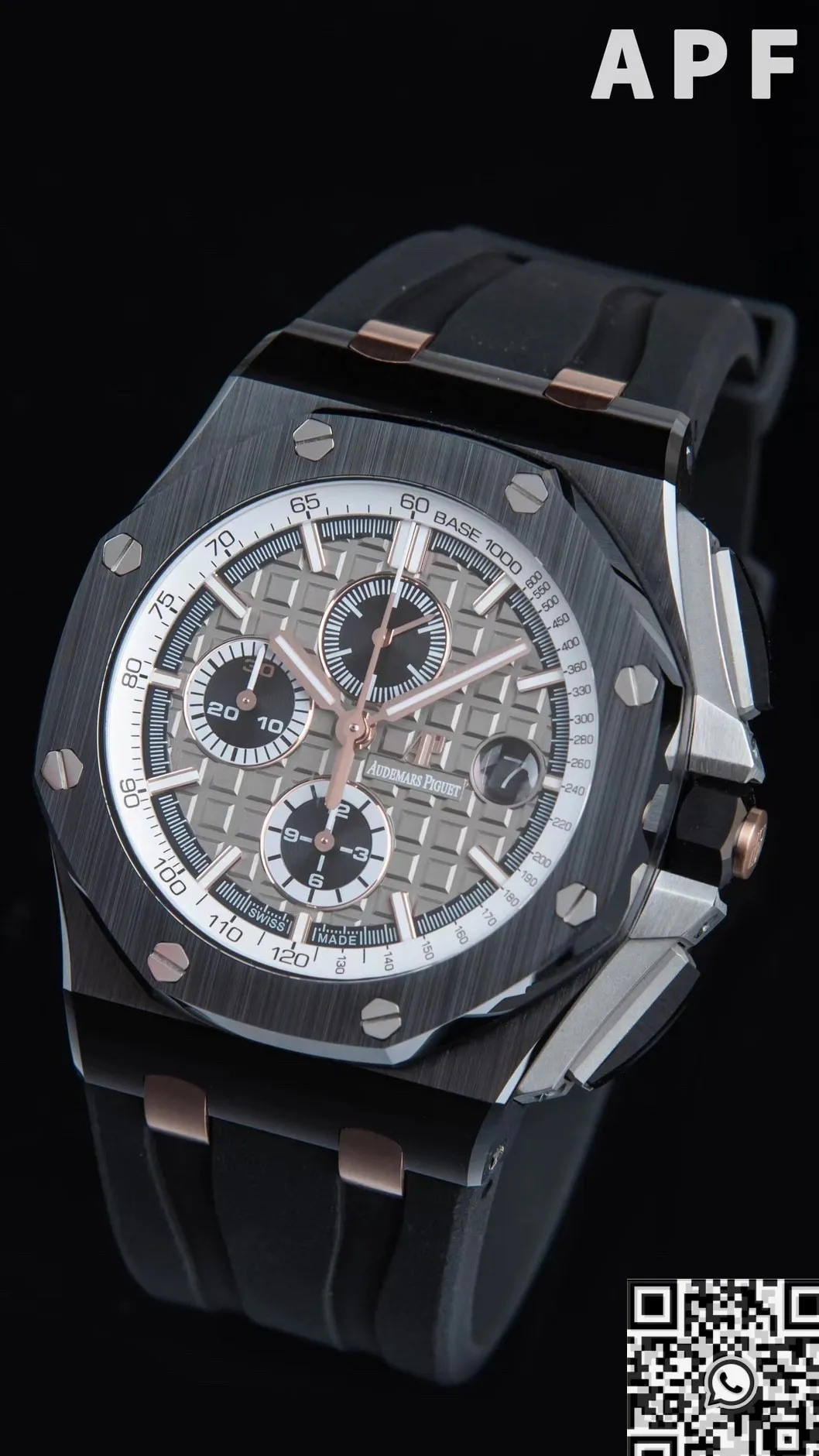 Vibrant Audemars Piguet Royal Oak Offshore 26415CE.OO.A002CA.01 Dark Gray APF Factory 2084