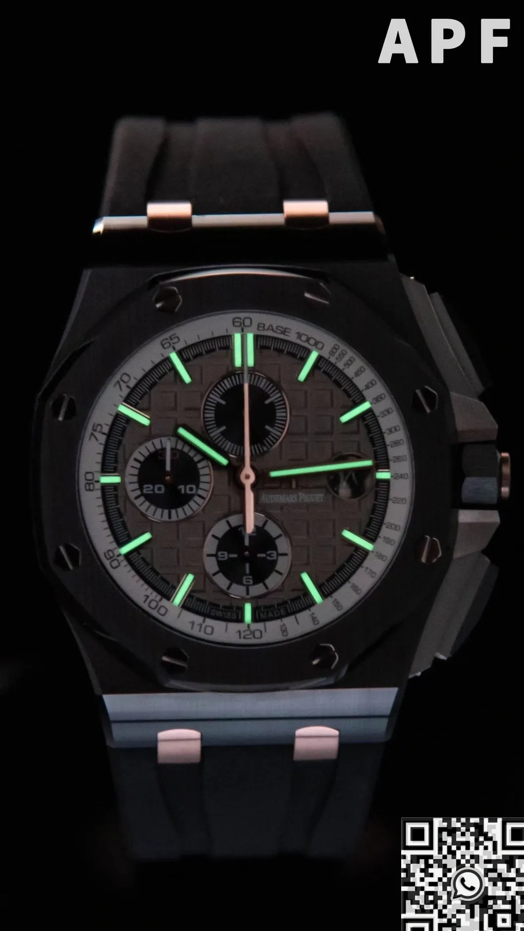 Vibrant Audemars Piguet Royal Oak Offshore 26415CE.OO.A002CA.01 Dark Gray APF Factory 2084