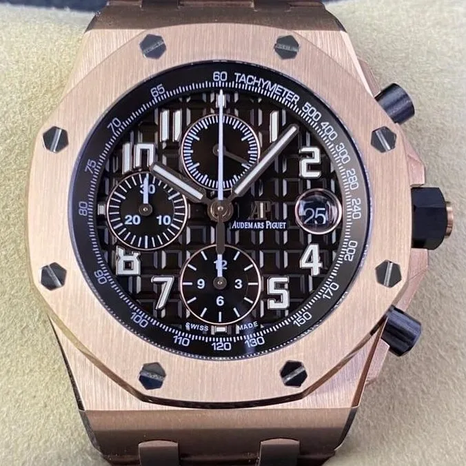 Efficient Audemars Piguet Royal Oak Offshore 26470 Rose Gold Watch APF Factory 2094