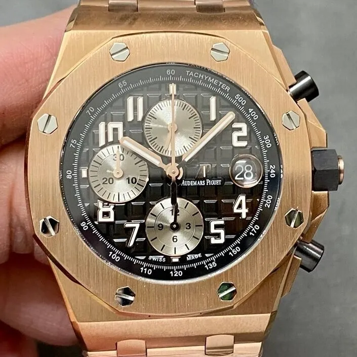 Popular Audemars Piguet Royal Oak Offshore 26470OR.OO.1000OR.03 Black Panda Plate APF Factory 2098