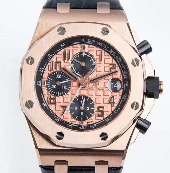 Audemars Piguet Royal Oak Offshore 26470OR.OO.A002CR.01 Rose Gold Dial APF Factory Practical 2101