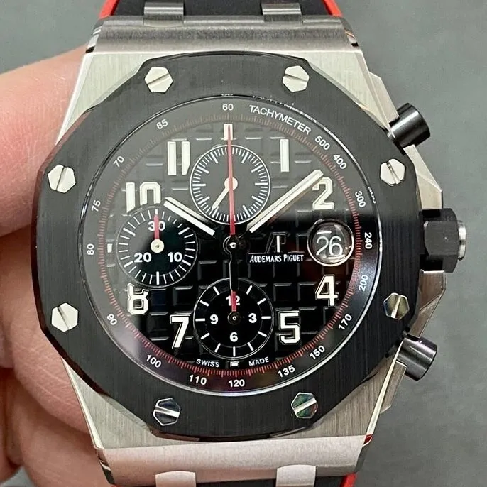 Audemars Piguet Royal Oak Offshore 26470SO.OO.A002CA.01 Black Panda Plate APF Factory Comfortable 2099
