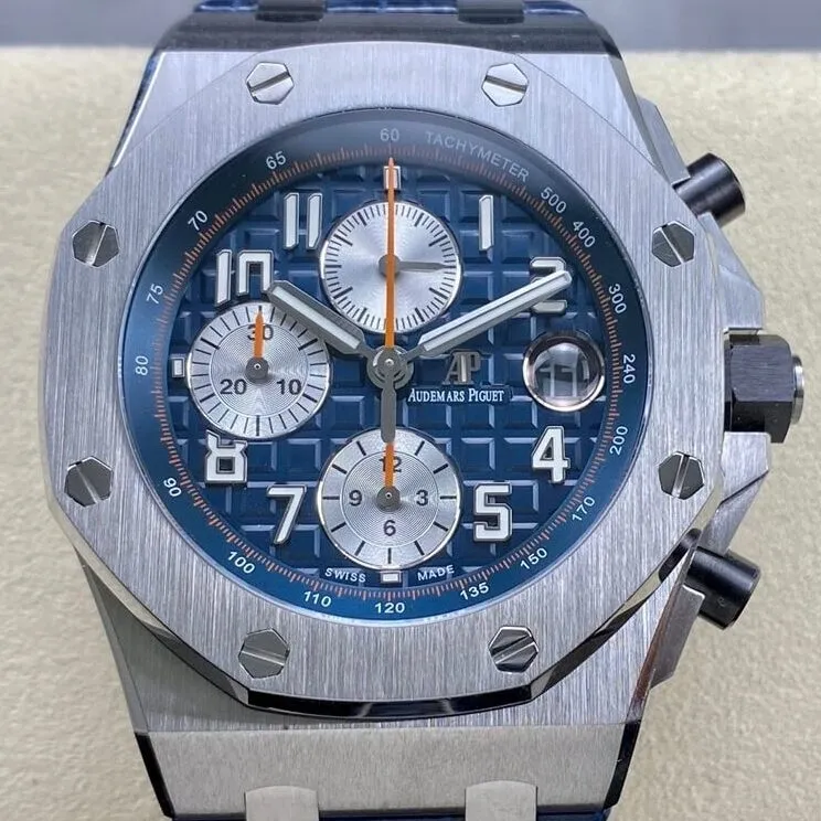Lightweight Audemars Piguet Royal Oak Offshore 26470ST.OO.A027CA.01 Blue Panda Plate APF Factory 2102