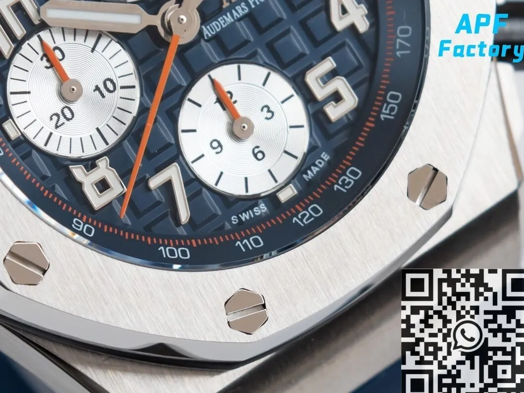 Audemars Piguet Royal Oak Offshore 26470ST.OO.A027CA.01 Blue Rubber Strap APF Factory Comfortable 2103