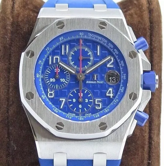 EyeCatching Audemars Piguet Royal Oak Offshore 26470ST.OO.A030CA.01 Blue Panda Dial Watch JF Factory 2865