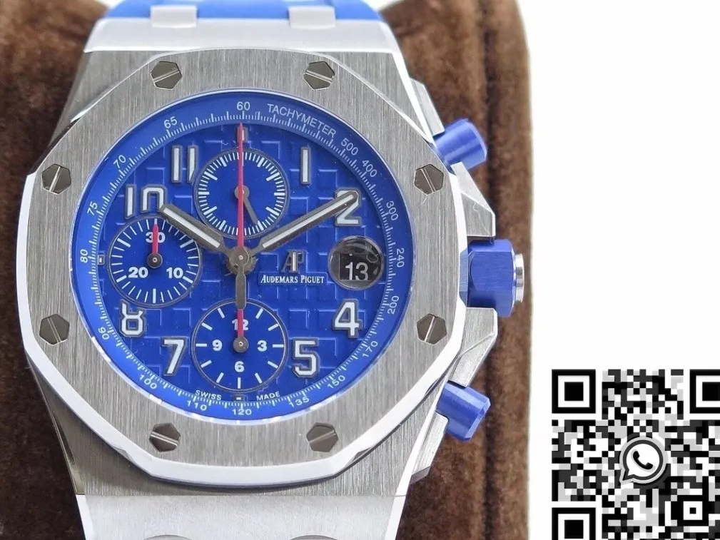 EyeCatching Audemars Piguet Royal Oak Offshore 26470ST.OO.A030CA.01 Blue Panda Dial Watch JF Factory 2865