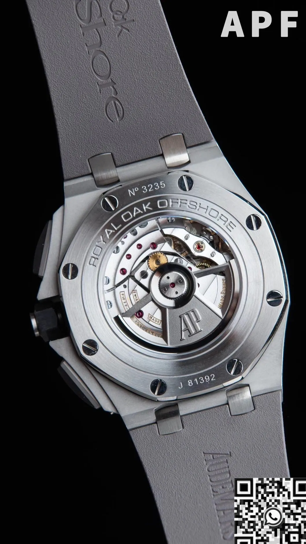 Stretchable Audemars Piguet Royal Oak Offshore Replica Watch 26400 Gray Panda Plate APF Factory 2106