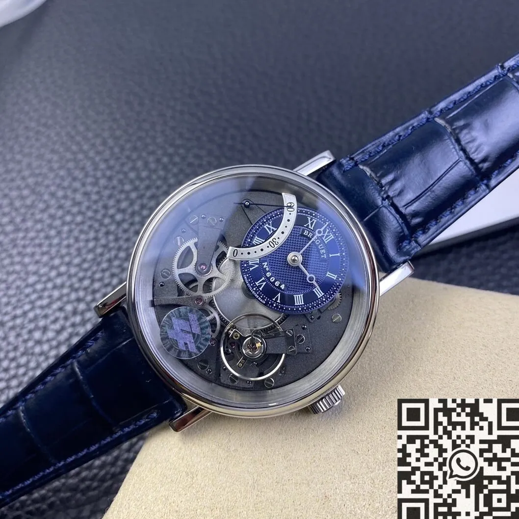 Breguet Tradition 7097BB GY 9WU Blue Dial Watch ZF Factory Bold 2209