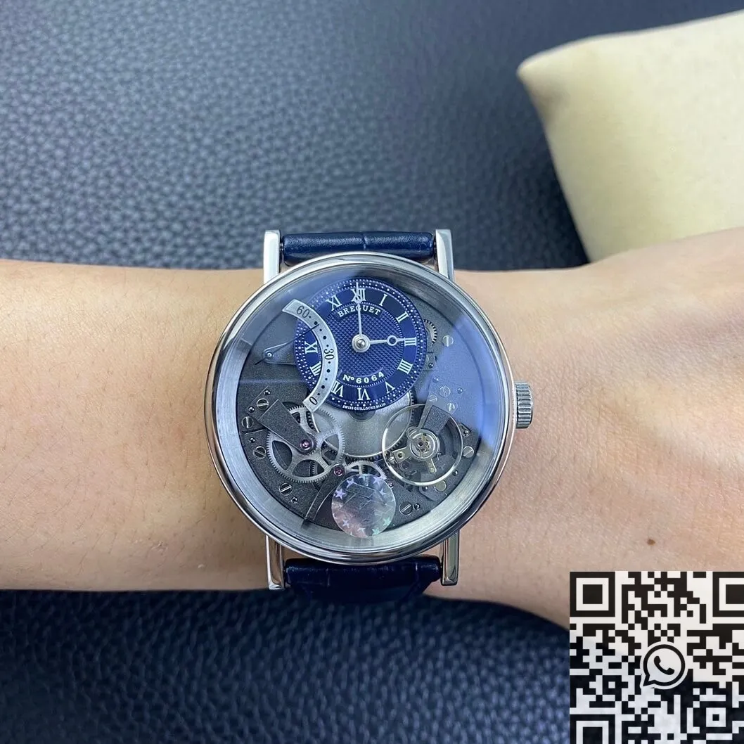 Breguet Tradition 7097BB GY 9WU Blue Dial Watch ZF Factory Bold 2209