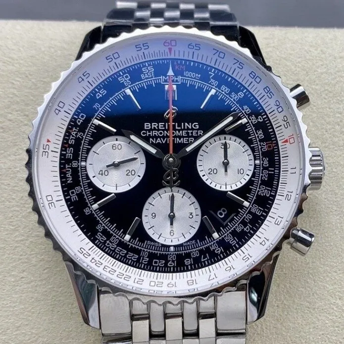 EyeCatching Breitling Navitimer AB0127211C1A1 Black Dial 46MM Watch BLS Factory 2886
