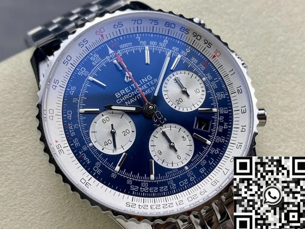 Durable Breitling Navitimer AB0127211C1A1 Blue Dial 46MM Watch BLS Factory 2887