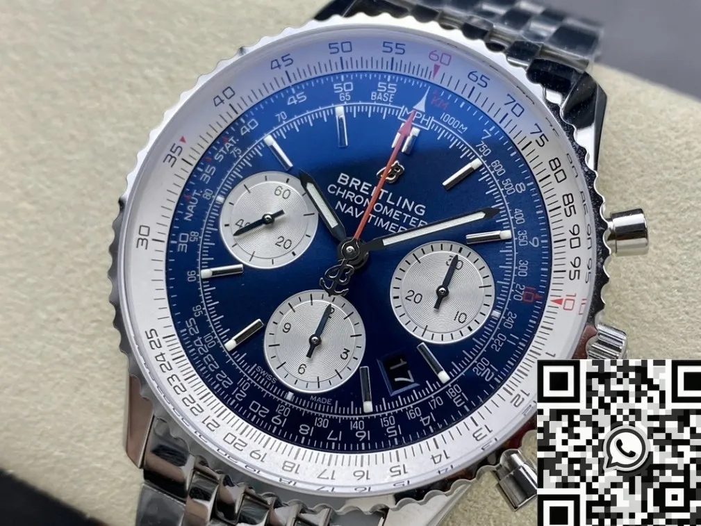 Durable Breitling Navitimer AB0127211C1A1 Blue Dial 46MM Watch BLS Factory 2887
