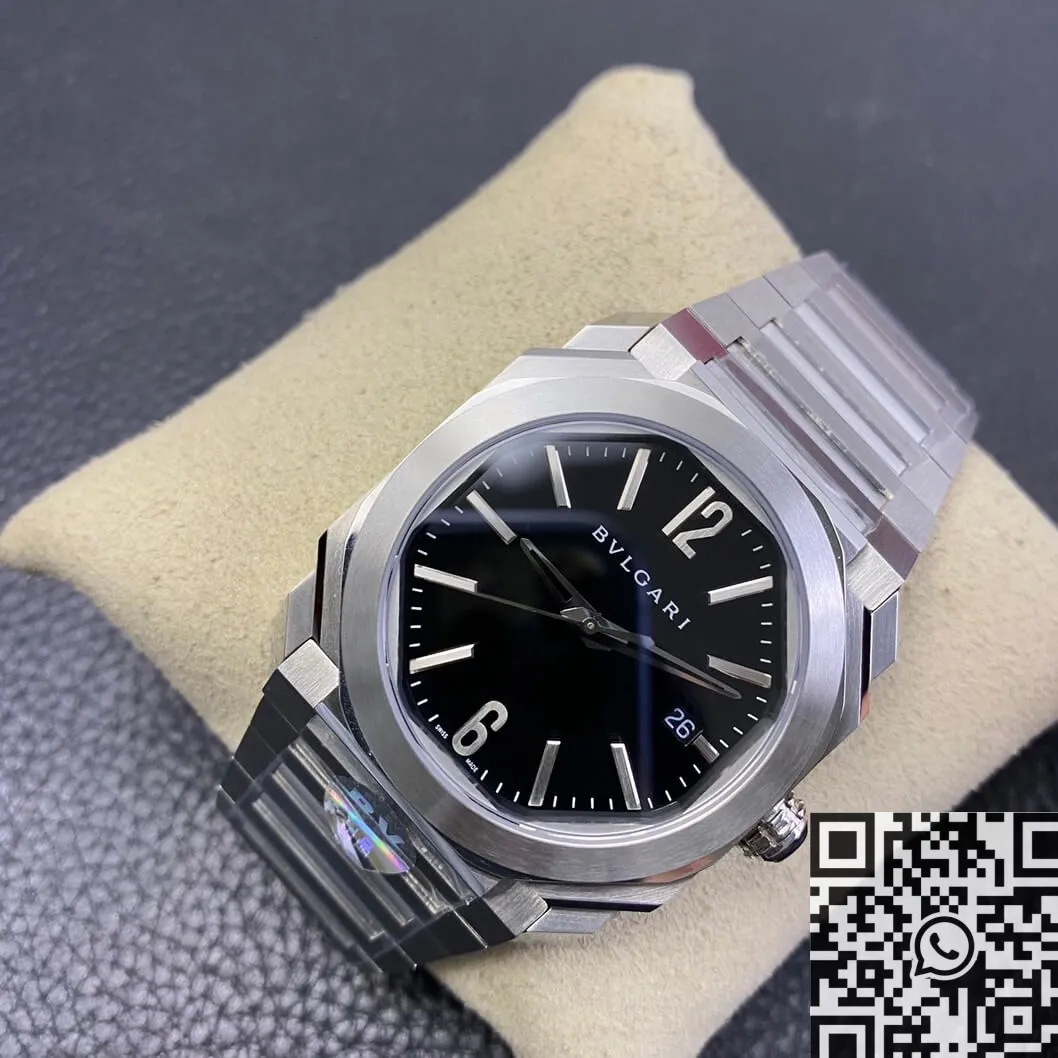 Bvlgari Octo Finissimo 102031 Black Dial Watch BV Factory OdorResistant 2477