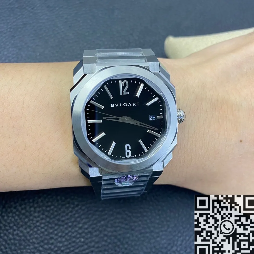 Bvlgari Octo Finissimo 102031 Black Dial Watch BV Factory OdorResistant 2477