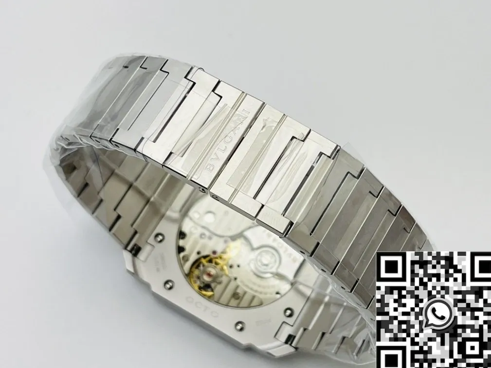 Bvlgari Octo Finissimo 103011 Silver White Dial Watch BV Factory Lightweight 2479