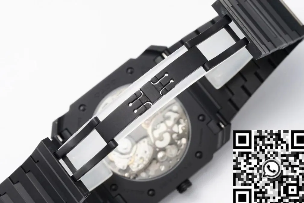 Bright Bvlgari Octo Finissimo 103077 Black Dial Watch BV Factory 2480