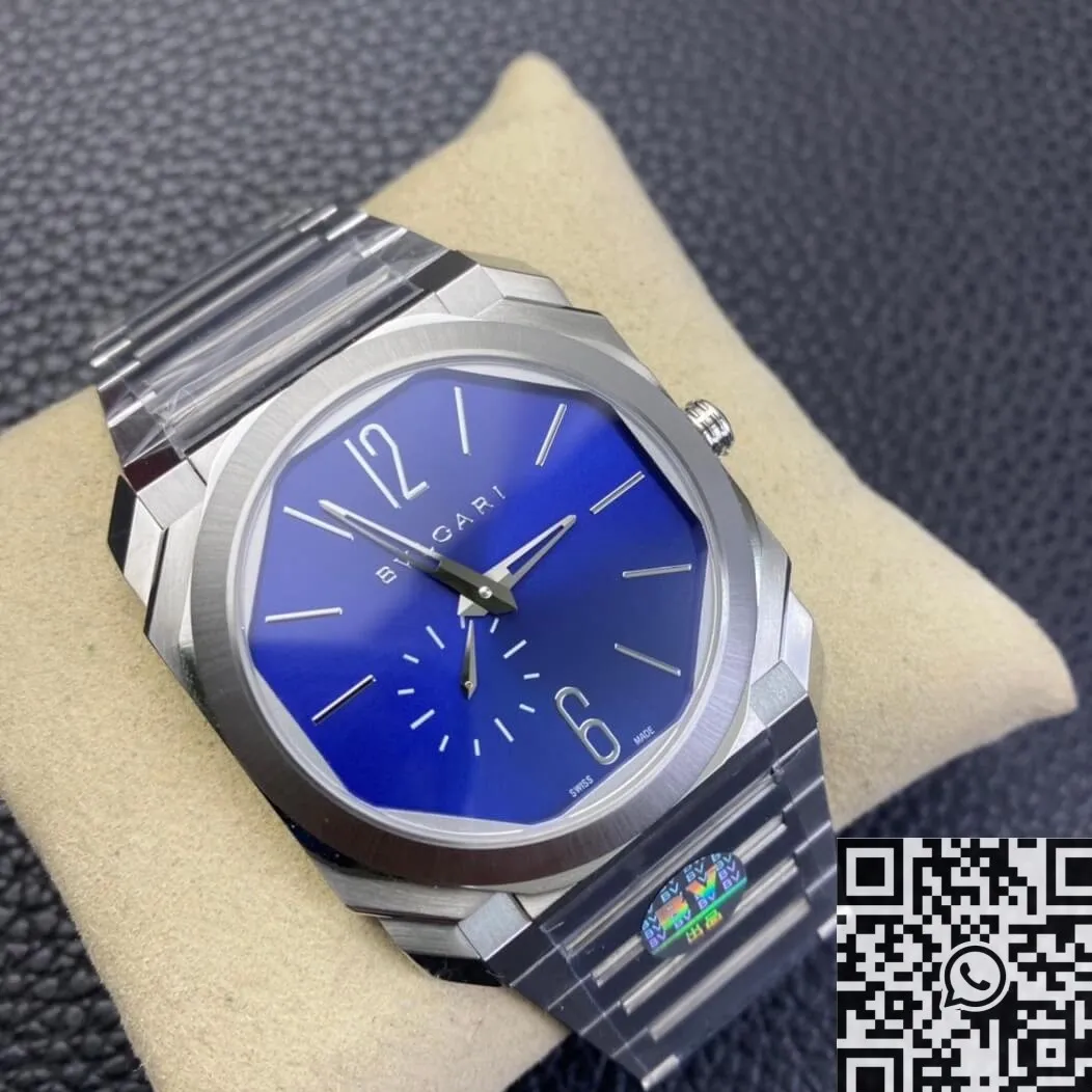 Bvlgari Octo Finissimo 103431 Blue Dial Watch BV Factory Fashionable 2481