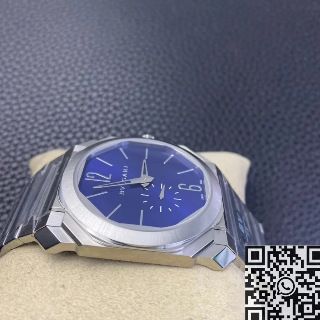 Bvlgari Octo Finissimo 103431 Blue Dial Watch BV Factory Fashionable 2481