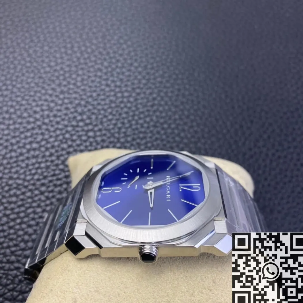 Bvlgari Octo Finissimo 103431 Blue Dial Watch BV Factory Fashionable 2481