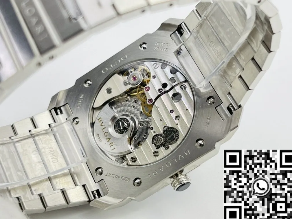 Snug Bvlgari Octo Finissimo 103464 Silver Dial Watch BV Factory 2482
