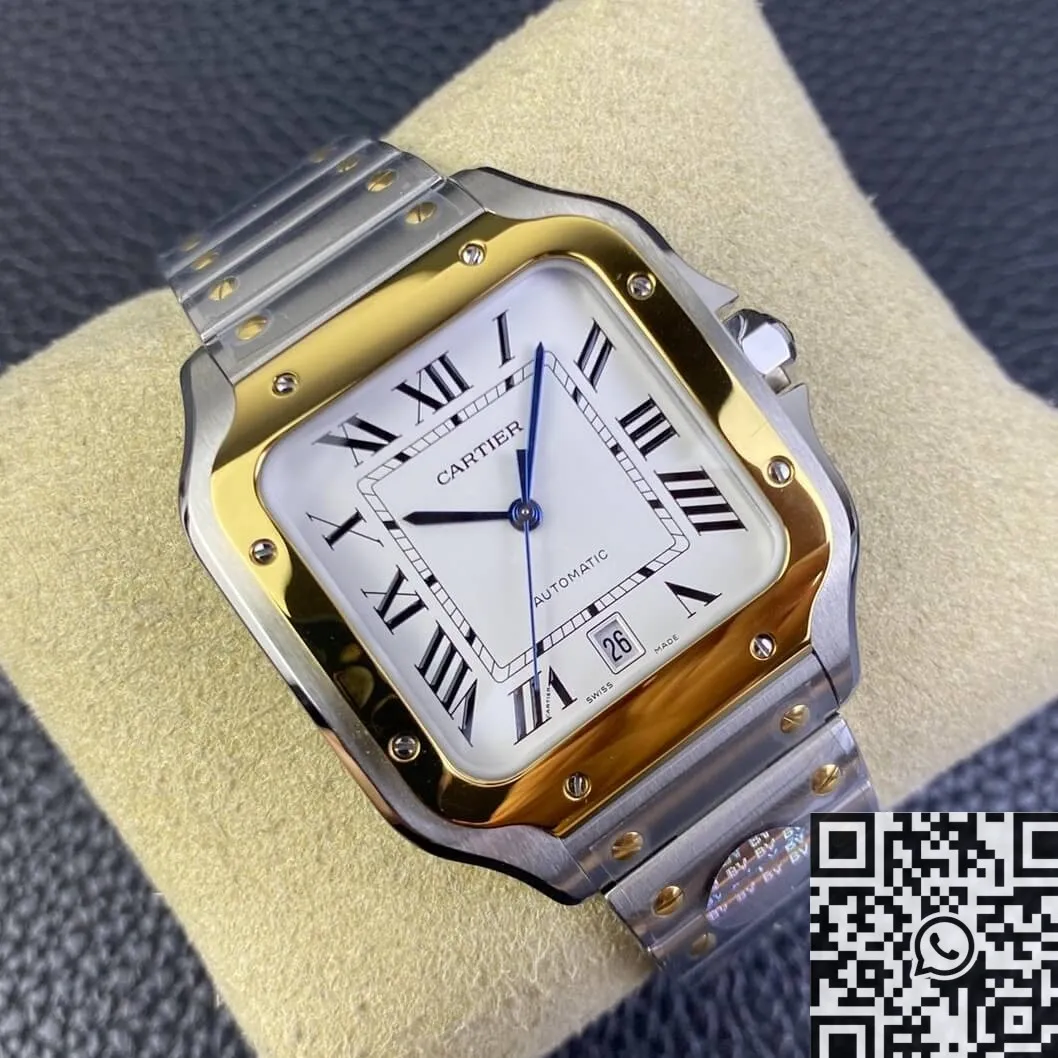 WrinkleFree Cartier De Santos W2SA0006 Golden Watch BV Factory 2485