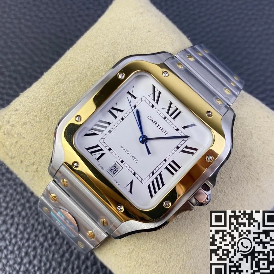 WrinkleFree Cartier De Santos W2SA0006 Golden Watch BV Factory 2485