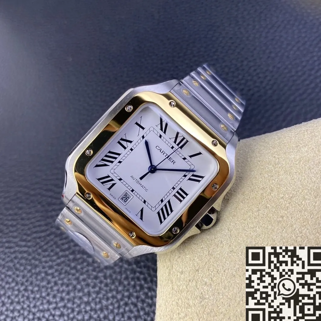 WrinkleFree Cartier De Santos W2SA0006 Golden Watch BV Factory 2485