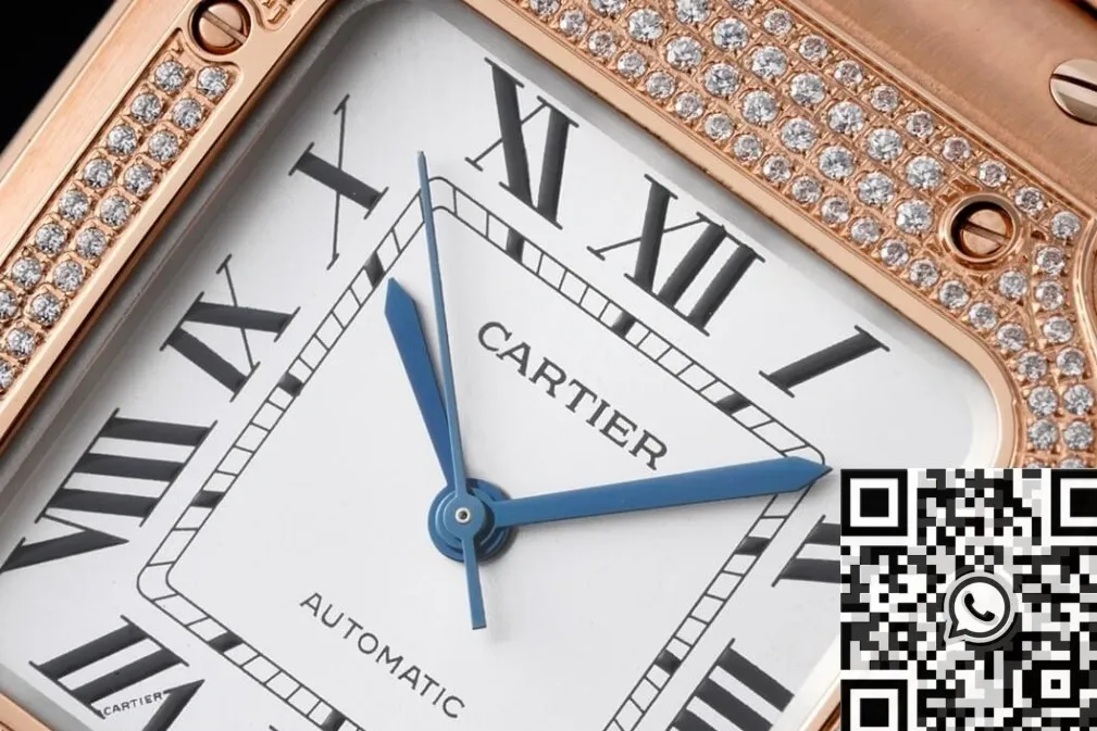 Cartier De Santos WJSA0009 Silver Gray Watch BV Factory Tailored 2487